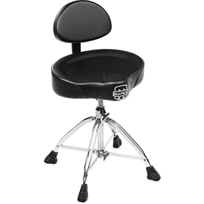 Image of Mapex T875 Saddle Top Double braced Drum Throne with Backrest