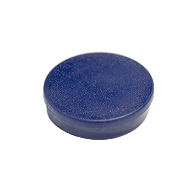 Image of Bi Office 10 mm Round Magnet Blue [Pack of 10]