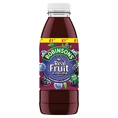 Image of Robinsons Ready To Drink Blackberry &amp; Blueberry Juice PMP 500ml