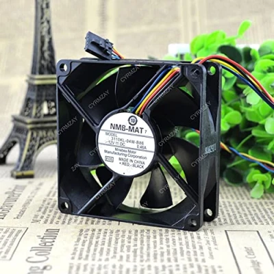 Image of CYRMZAY Compatible For NMB MAT 3110KL 04W B86 12V 0.46A 8025 4 Wire cooling fan