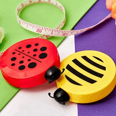 Image of Retractable 150cm Tape Measure Bee or Ladybird Cracker Filler Mini Gift