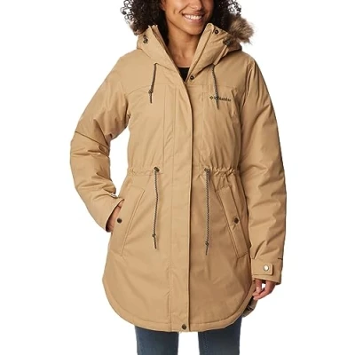 Image of Columbia Women&#039;s Suttle Mountain Mid Jacket, Winter Beach, Size L