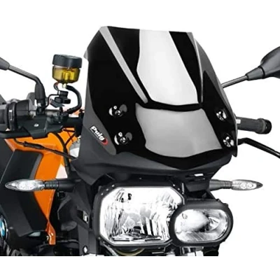 Image of Puig 5051N Windshield Naked New Generation Sport, Black
