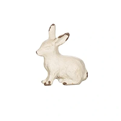 Image of Sass &amp; Belle Antique White Rabbit Drawer Knob