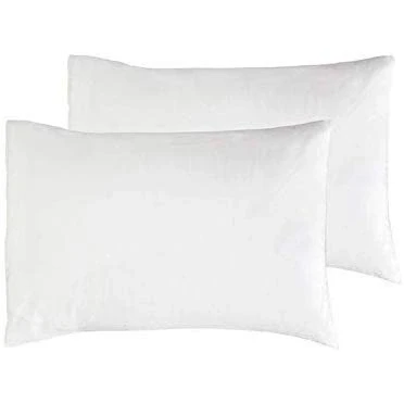 Image of 100% Egyptian Cotton PILLOW CASES, Natural Softness, Attractive Colours (White)