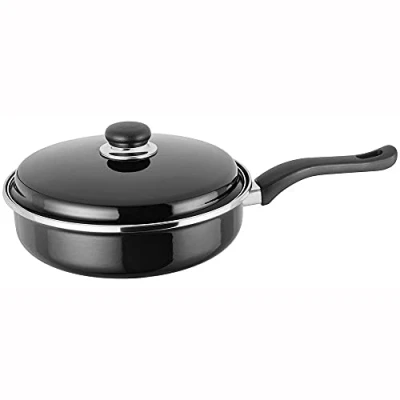 Image of Judge Induction Black 24cm Saute Pan