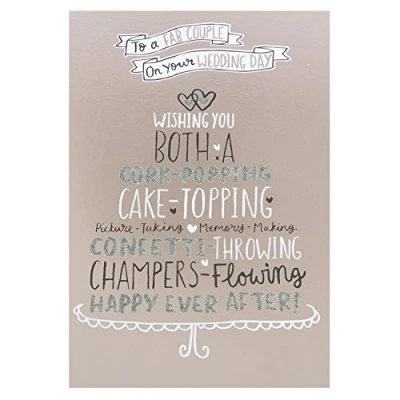 Image of Hallmark Wedding Card for Both of You &#039;Happily Ever After&#039; Medium