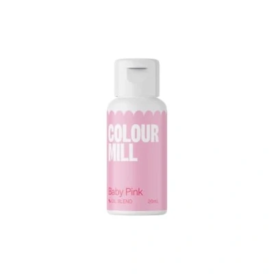 Image of Colour Mill Baby Pink Next Generation Oil Based Food Colouring for Baking, Decorating, Icing and Cooking Dye DIY Slime Crafts 20 ml