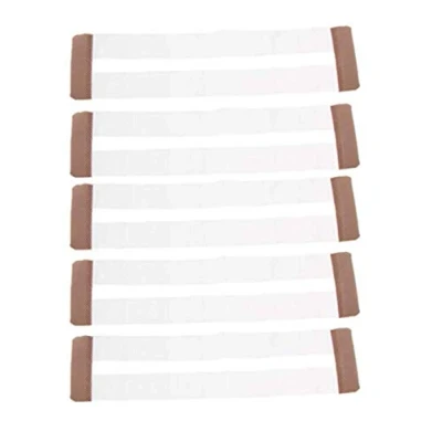 Image of Sitrda (Pack of 5) Clear Invisible Bra Extender 3 Hook Seamless Brassiere Back Band, for Pregnancy, Maternity, Nursing and Weight Gain Use Skin Color