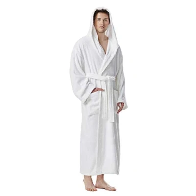 Image of Arus Astrom Bathrobe, man&#039;s size: XXL long, unisex 3XL White