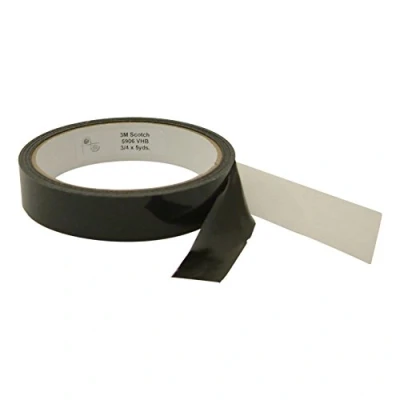 Image of 3M VHB Tape [6 mil/Black] (5906): 3/4 in. x 15 ft. (Black)