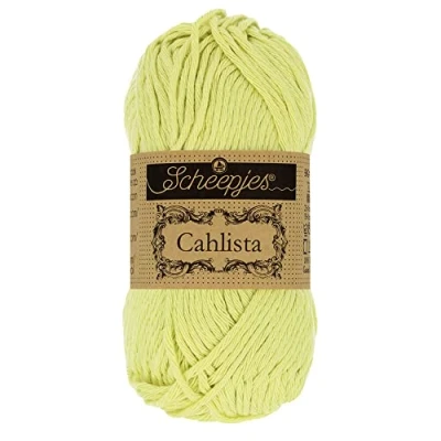 Image of Scheepjes Cahlista 392 Lime Juice Yarn 1x50g