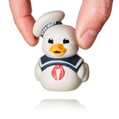 Image of TUBBZ First Edition: Ghostbusters Ray Stantz Cosplaying Rubber Duck Vinyl Figure (Stay Puft (Mini))