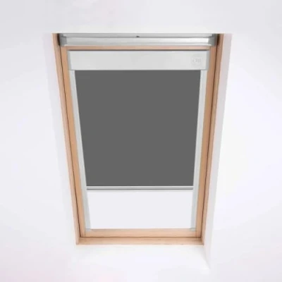Image of Skylight Roller Blinds For Velux Roof Windows, Blackout Blind, Window Code C04 &amp; 6 Grey
