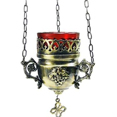 Image of NKlaus Oil lamp Antique Brass Handmade 2953