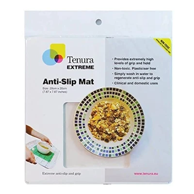 Image of Tenura Clear Non Slip Extreme Super Grip Adhesive Mat