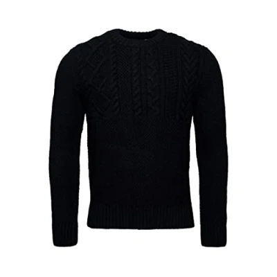 Image of Superdry Vintage Jacob Crew Knitted Sweater Men XL