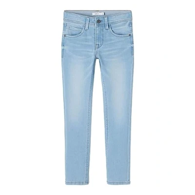Image of Name it Nkmsilas PANT Jeans Skinny Fit for kids, Size: 12y, Light blue denim