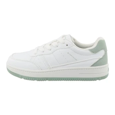 Image of TOM Tailor Trainers whitegreen for kids, Size: 370, White/green shoes