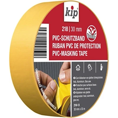 Image of Kip pvc protective tape, 30mm x 33m, yellow, 1