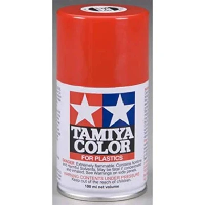 Image of TAMIYA 85008 TS 8 Italian Red Glossy 100 ml Spray Paint for Plastic Model Making, Making and Craft Accessories, (Pack of 1)