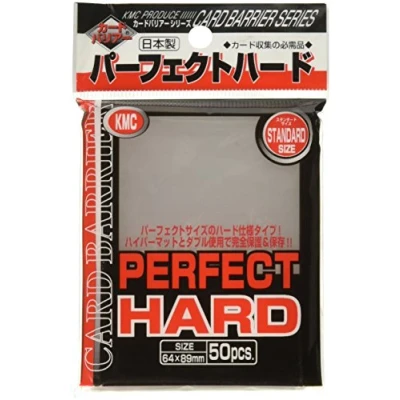 Image of KMC 652 Standard Size 64 x 89mm Perfect Hard (50 Sleeves), Clear