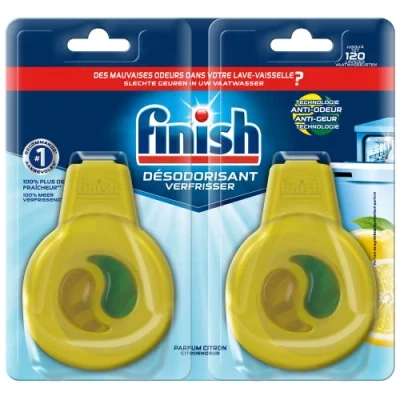 Image of Finish Lemon/Lime Air Freshener Duo Pack of 2 (4 Units)