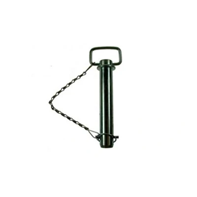 Image of 31.75mm x 165mm DROP HANDLE TOW HITCH PIN WITH LINCH &amp; CHAIN MP44346B MAYPOLE