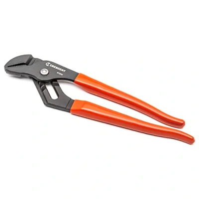 Image of Crescent RT212CVN 12 Inch Tongue and Groove Pliers with Straight Jaw, Black Oxide