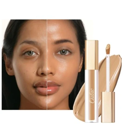 Image of Oulac Concealer Full Coverage, for Under Eyes, Long Lasting Concealer, Multipurpose Make up Moisturising &amp; Hydrating Formula, Shade: C5 Golden Tan 3.8 ml