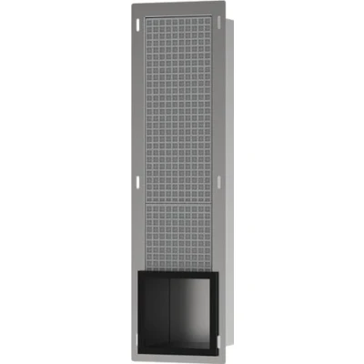 Image of hansgrohe XtraStoris Original recessed Toilet Paper Storage for 6 Rolls, roll Holder, Bathroom Wall Niche, Accessory, matt Black, 56058670