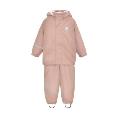 Image of CeLaVi Girl&#039;s Zweiteiliger Regenanzug In Vielen Farben Waterproof Jacket, Pink (Rosa), 48 (Manufacturer size: 110)