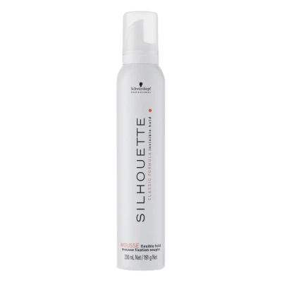 Image of Schwarzkopf Professional Silhouette Flexible Hold Hair Mousse For Styling Improved Flexibility Without Overburdening Invisible Long Lasting Elastic Volume Super Shine 200 ml