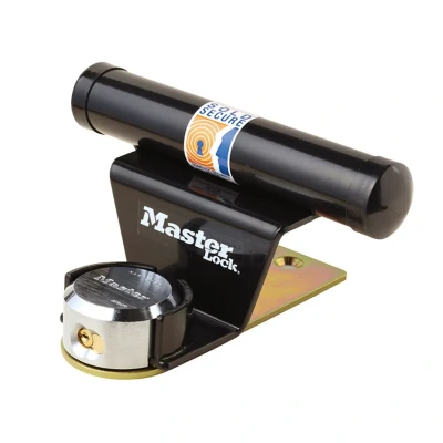 Image of MASTER LOCK Certified Garage Door Lock, Sold Secure and Secured by Design, Key, Outdoor, 130 x 270 225 mm