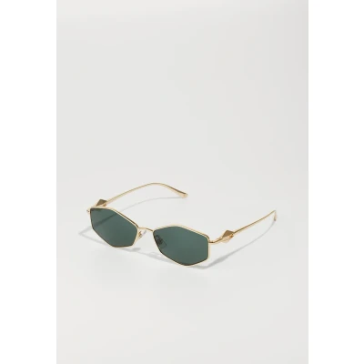 Image of Jimmy Choo Woman JC4017 302371 Sunglasses Metal Gold Green Round Normal