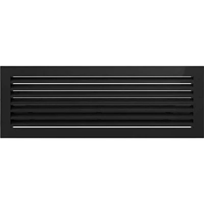 Image of KRATKI ventilation grille fireplace FRESH 17cm x 49cm black