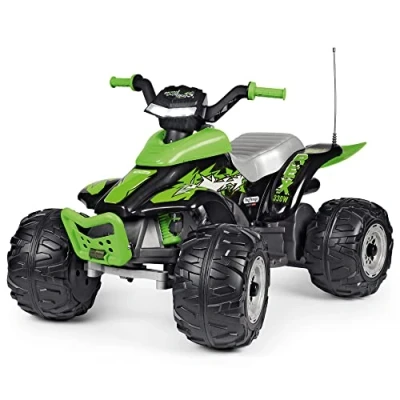 Image of Peg Perego USA Children&#039;s 12V Corral T Rex 330W Quad, Pink IGOR0101, 99.5 x 64.5 65.5 cm