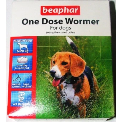 Image of Beaphar One Dose Wormer for Medium Dogs