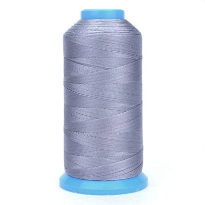 Image of Aussel Bonded Nylon Sewing Thread 1500 Yard Size T70#69 for the Upholstery, Outdoor Market, Drapery, Beading, Luggage, Purses (Grey)