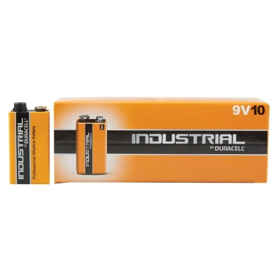 Image of Duracell Industrial 9V PP3 Professional Alkaline Battery 10