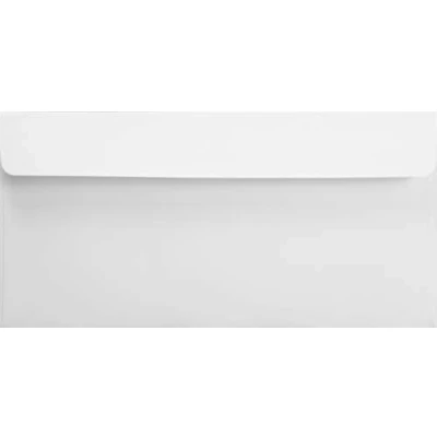 Image of Netuno 100 Envelopes White DIN Long 110 x 220 mm 120 g Aster Smooth Extra without Window Self Adhesive Elegant DL for Invitations Greeting Cards