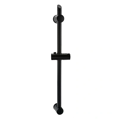 Image of ENKI, S30, Adjustable Shower Slider Riser Rail, Includes Head Holder Bar and Pole for Head, Durable Black Finish