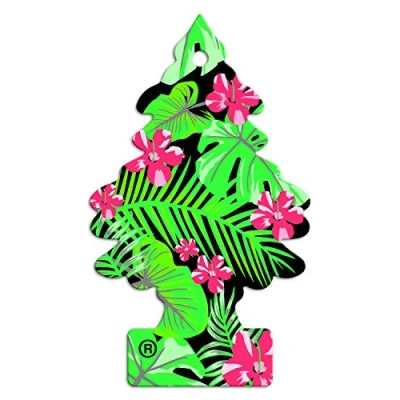Image of Little Trees Air Freshener Tree MTR0081 Jungle Fever Fragrance For Car Home Boat Caravan Single Pack