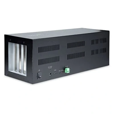 Image of StarTech.com 4 Slot PCIE Expansion Chassis w/PCIe x2 Host Card, 2.0 10Gbps, External Slots for Desktops/Servers, PCI Express Box/Adapter, x1 (4PCIE ENCLOSURE)