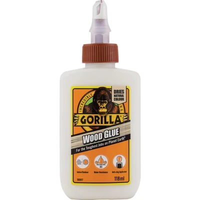 Image of Gorilla PVA Wood Glue 118ml GRGGWG118