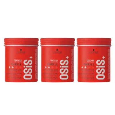 Image of SCHWARZKOPF OSIS+ Texture Thrill Fibre Gum 3x 100ml = 300ml