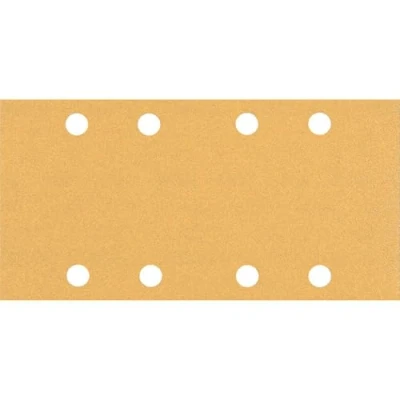 Image of Bosch Professional 10x Expert C470 Sandpaper (for Hardwood, Paint on wood, 93x186 mm, Grit 100, Accessories Orbital Sander)