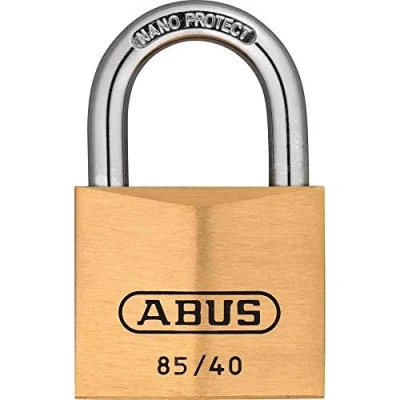 Image of ZUB ABUS Messing Hangschloss 85/40