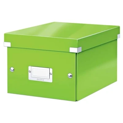 Image of Leitz 60430054 A5 Storage Box, Click and Store Range, Small, Green