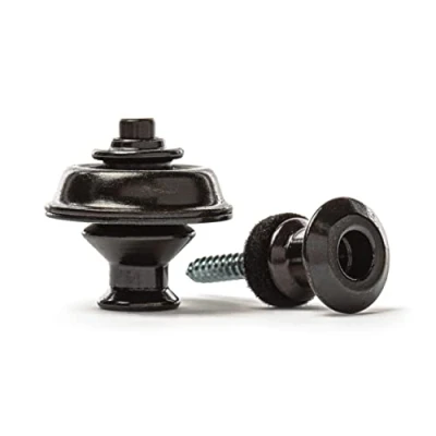 Image of Jim Dunlop Straplock Dual Design Set Black